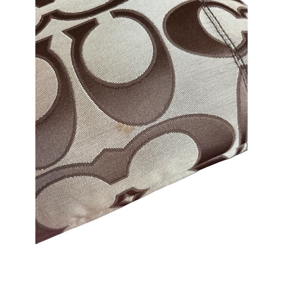 EUC Coach- Signature Crossbody Bag in Khaki and Orange - Picture 9 of 14